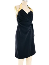 1994 Moschino Peace Sequin Wrap Dress Dress arcadeshops.com