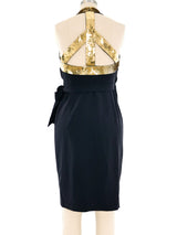 1994 Moschino Peace Sequin Wrap Dress Dress arcadeshops.com