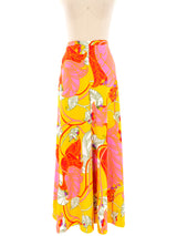 Neon Floral Printed Jersey Ensemble Suit arcadeshops.com