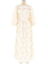 Richilene Dimensional Floral Lace Gown Dress arcadeshops.com