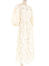 Richilene Dimensional Floral Lace Gown Dress arcadeshops.com