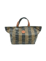 Fendi Penquin Stripe Small Tote Accessory arcadeshops.com