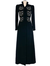 1940's Embelished Maxi Coat Outerwear arcadeshops.com