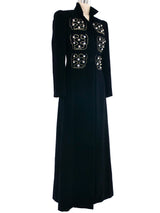 1940's Embelished Maxi Coat Outerwear arcadeshops.com