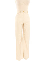 St. John Metallic Gold Trousers Bottom arcadeshops.com