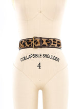 Alaia Leopard Printed Belt Accessory arcadeshops.com