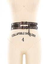 Celine Zipper Accent Waist Belt Accessory arcadeshops.com