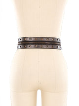 Celine Zipper Accent Waist Belt Accessory arcadeshops.com