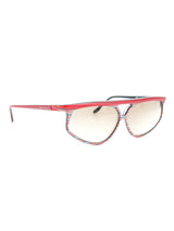Loris Azzaro Red Striated Sunglasses Accessory arcadeshops.com