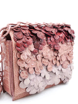 Nancy Gonzalez Floral Applique Crocodile Crossbody Bag Accessory arcadeshops.com