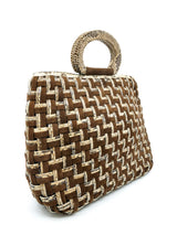 Nancy Gonzalez Woven Snakeskin Tote Accessory arcadeshops.com