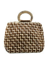 Nancy Gonzalez Woven Snakeskin Tote Accessory arcadeshops.com