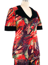 Floral Printed Pant Ensemble Suit arcadeshops.com