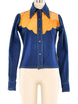 Antonio Guiseppe Tweety Bird Embroidered Denim Jacket Jacket arcadeshops.com