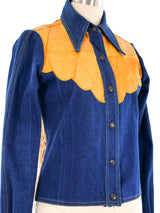 Antonio Guiseppe Tweety Bird Embroidered Denim Jacket Jacket arcadeshops.com
