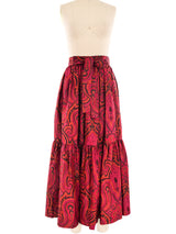 Yves Saint Laurent Paisley Peasant Ensemble Suit arcadeshops.com