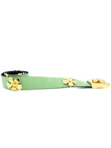 Escada Mint Floral Motif Belt Accessory arcadeshops.com