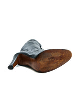 Black Leather Drawstring Boots, 10 Accessory arcadeshops.com