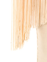 Floral Embroidered Fringed Shawl Jacket arcadeshops.com