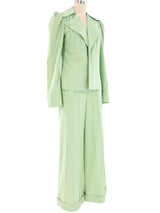 1970's Puff Sleeve Pant Suit Suit arcadeshops.com