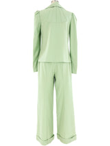 1970's Puff Sleeve Pant Suit Suit arcadeshops.com