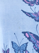 1970's Butterfly Printed Denim Ensemble Suit arcadeshops.com