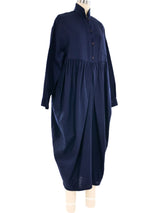 Romeo Gigli Navy Tent Dress Dress arcadeshops.com