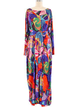 Missoni Graphic Printed Jersey Caftan Dress arcadeshops.com