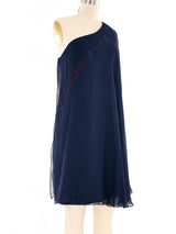 Azzaro Cat Motif Jeweled Mini Dress Dress arcadeshops.com