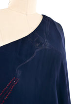 Azzaro Cat Motif Jeweled Mini Dress Dress arcadeshops.com