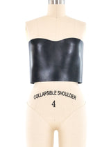 Fendi Leather Bustier Top arcadeshops.com