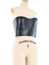 Fendi Leather Bustier Top arcadeshops.com