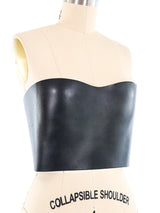 Fendi Leather Bustier Top arcadeshops.com