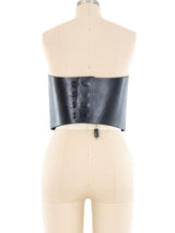 Fendi Leather Bustier Top arcadeshops.com