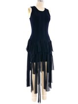 Chanel Chiffon Fringed Tank Dress Dress arcadeshops.com