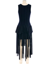Chanel Chiffon Fringed Tank Dress Dress arcadeshops.com