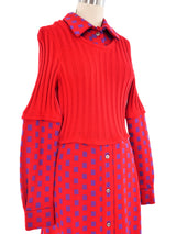 Rudi Gernreich Geometric Printed Knit Dress Dress arcadeshops.com