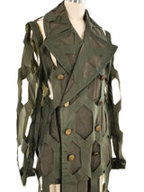Comme des Garcons Cutout Trench Coat Jacket arcadeshops.com