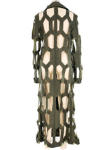 Comme des Garcons Cutout Trench Coat Jacket arcadeshops.com