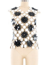 Paco Rabanne Rubber Flower Linked Tank Top arcadeshops.com