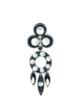 Rhinestone Accented Chandelier Earrings Accessory arcadeshops.com
