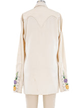 Nudie's Embroidered Rhinestone Snap Front Shirt Top arcadeshops.com
