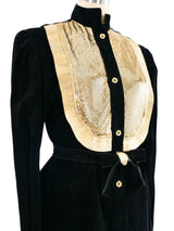 Chainmail Accented Suede Jacket Jacket arcadeshops.com