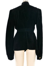 Chainmail Accented Suede Jacket Jacket arcadeshops.com