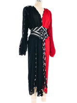 Wayne Clark Belted Colorblock Dress Dress arcadeshops.com