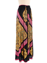 Bandana Printed Jersey Palazzo Pants Bottom arcadeshops.com