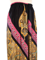Bandana Printed Jersey Palazzo Pants Bottom arcadeshops.com