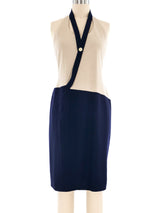 Geoffrey Beene Colorblock Halter Dress Dress arcadeshops.com
