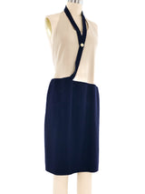Geoffrey Beene Colorblock Halter Dress Dress arcadeshops.com