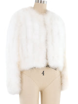 Marabou Feather Jacket Jacket arcadeshops.com